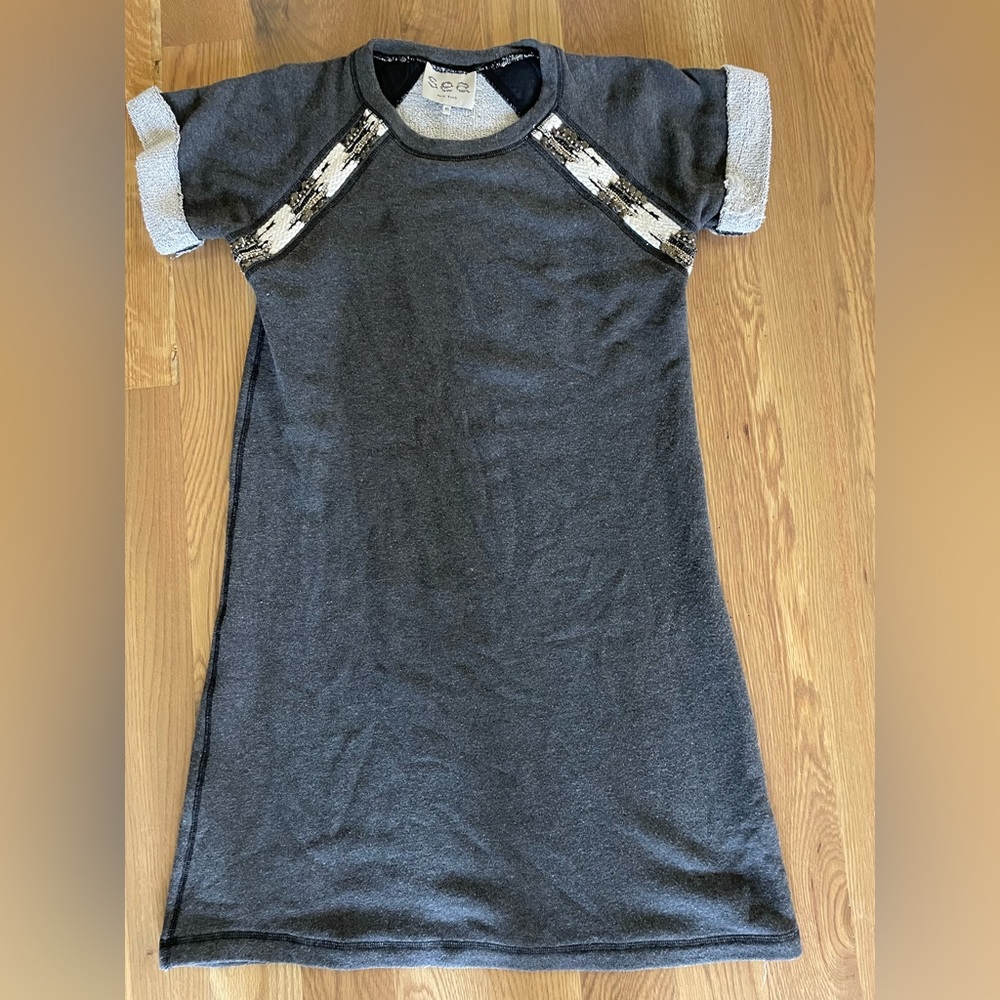 Sea brand dress with embellishments.